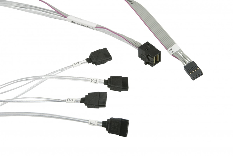 Supermicro CBL-SAST-0616 - 0,5 m - MiniSAS HD (SFF-8643) - SATA - Gris - 1 pièce(s)