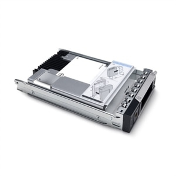 DELL 480GB SSD SATA Mixed Use 6Gbps 512e 6,35cm 2,5Zoll with 8,89cm 3,5Zoll HYB CARR S4620 CUS Kit