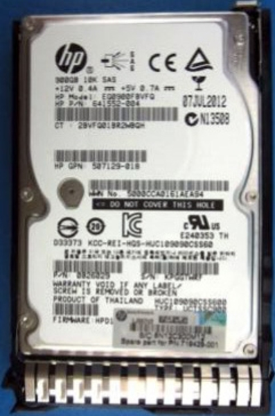 Disque dur HPE 900 Go SAS 2,5" SFF 10K 6 Go