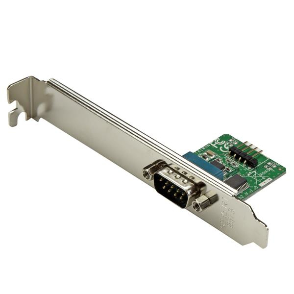 StarTech 60cm Internal USB 10 Pin Header to Serial RS232/ DB9 Slot Plate - IDC 10 Pin to RS-232/ DB-9 Slot Plate Adapter - Serial Adapter - USB 2.0 - RS-232 - ICUSB232INT1