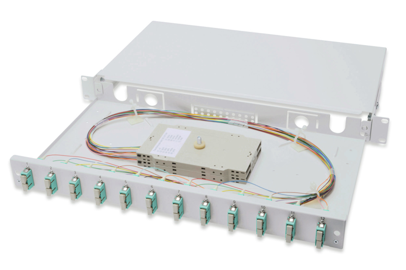 DIGITUS 12x SC OM3 Boîte de jonction 1U