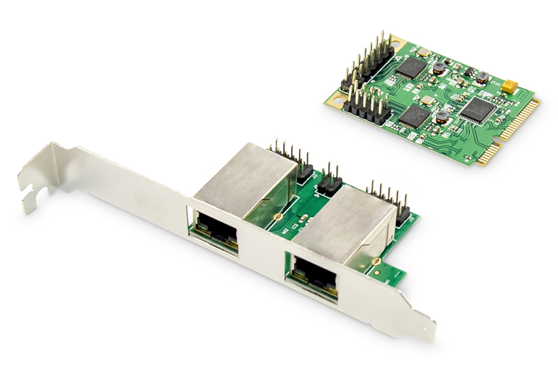 DIGITUS DN-10134 GbE Mini PCIe Card 2Port