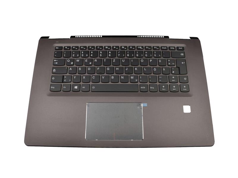 BFA1R0000100-A Tastatur inkl. Topcase DE (deutsch) Svart/grau mit Backlight