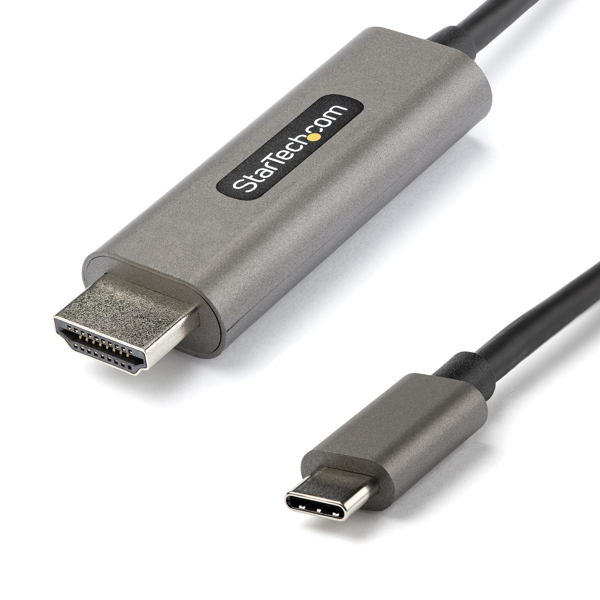 StarTech 5m USB-C to HDMI cable 4K 60Hz with HDR10 - Ultra HD USB-C to video adapter cable - HDMI 2.0b display converter - Cable - Digital - CDP2HDMM5MH
