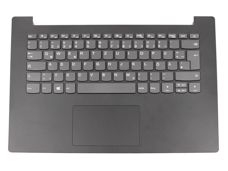 FA299000100 Tastatur inkl. Topcase DE (deutsch) grau/Svart gemustert