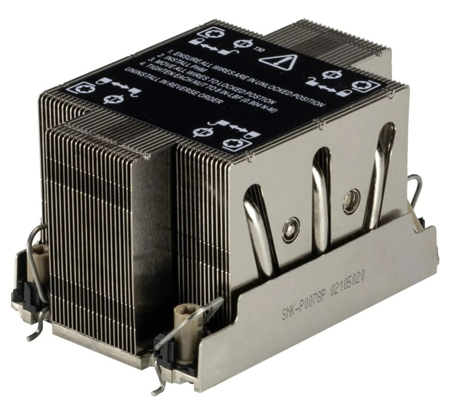 Processeur passif SuperMicro 2U HS pour plates-formes X12 Whitley et Cedar Island