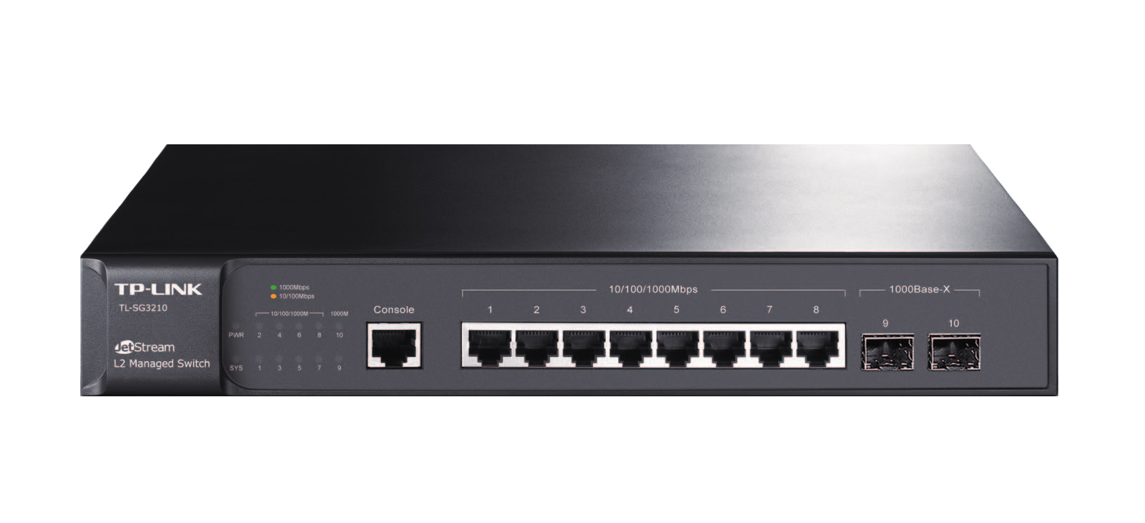 TL-SG3210 JetStream 8-Port Gigabit L2+ Managed Omada Switch