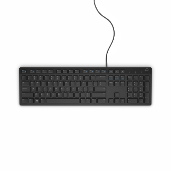 Dell KB216 - Standard - Wired - USB - QWERTY - Black