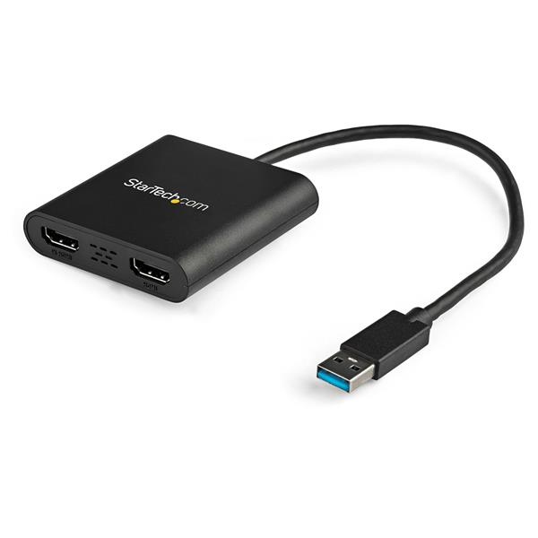 StarTech USB to Dual HDMI Adapter 4K External - USB32HD2