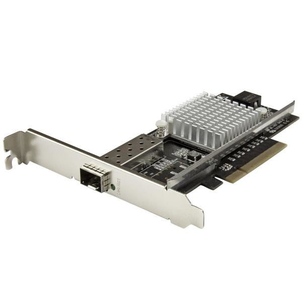StarTech 1-Port 10G Open SFP+ Network Card - PCIe - Intel Chip - MM/SM - Internal - Wired - PCI Express - Fiber - 10000 Mbit/s - Black - PEX10000SFPI