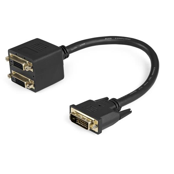 Câble répartiteur StarTech DVI-D vers 2x DVI-D 30 cm
