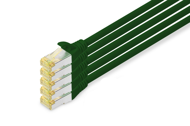 DIGITUS CAT6A S-FTP Cable 10m 5-Pack