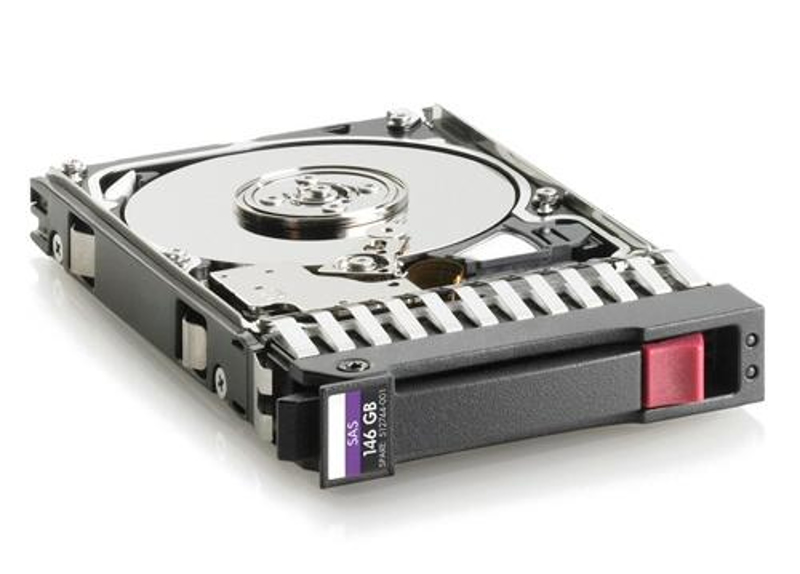 HP 146.0GB MSA2 dual-port Serial Attache SCSI (SAS) hard disk drive - 15.000 RPM 3.5-inch height