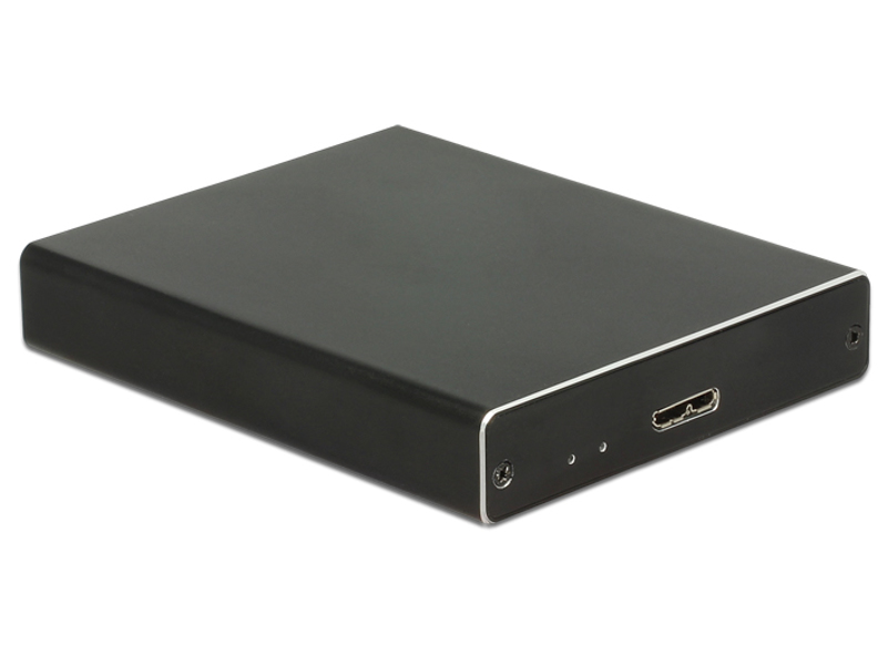 Delock external enclosure 2 x M.2 Nyckel B for Superspeed USB