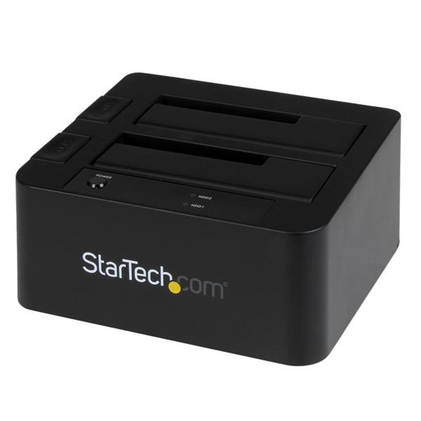StarTech USB3.0/eSATA Dual 2.5/3.5in SATA Dock SDOCK2U33EB - SDOCK2U33EB