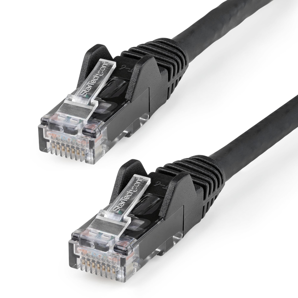 15m LSZH CAT6 Ethernet Cable 10 Gigabit PoE - N6LPATCH15MBK