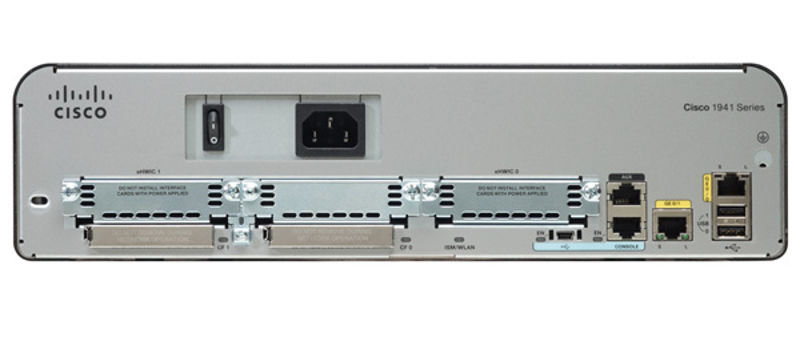Cisco 1941 - Ethernet WAN - Gigabit Ethernet - Silver