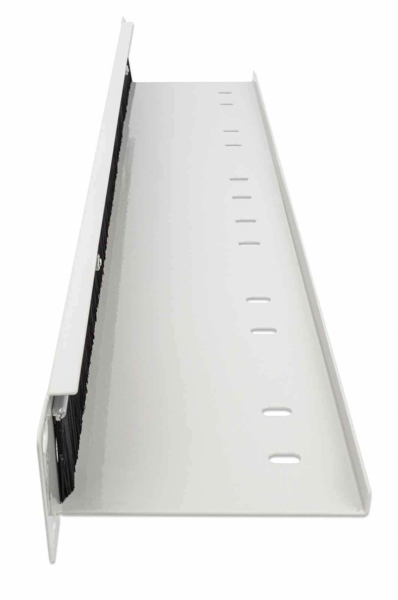 Passe-câbles pour rack - RAL 7035 - 1U (19") (lot de 2)