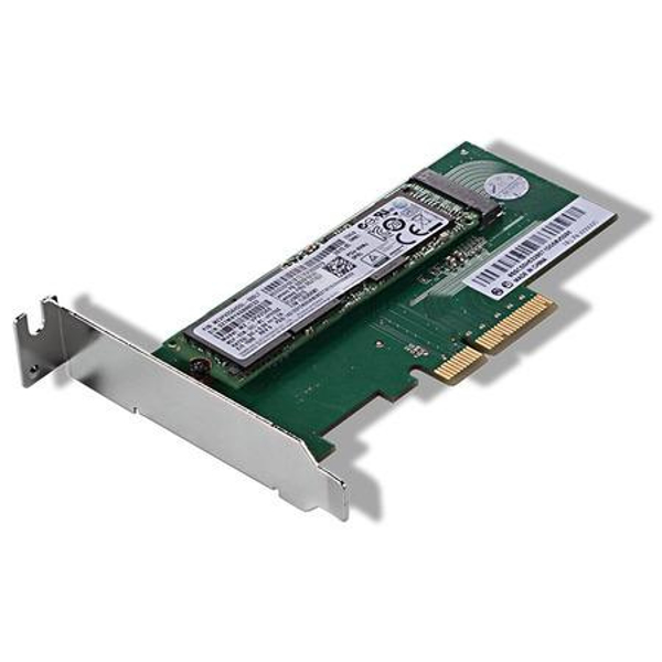 ThinkStation M.2 SSD Adapter - Schnittstellenadapter - M.2 (M.2) - M.2 Card Low Profile - PCIe 3.0 x4 - för ThinkStation P310 30AU, 30AV (4XH0L08579) - 4XH0L08579