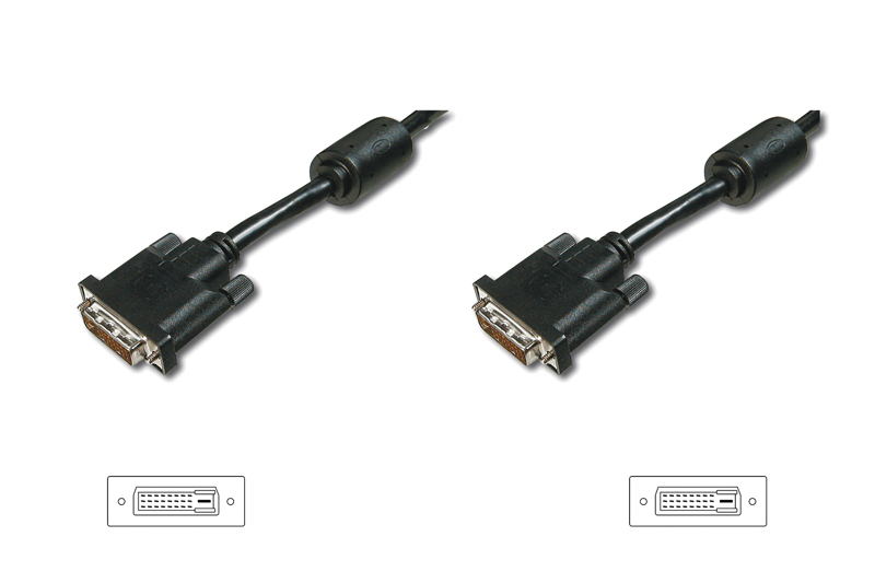 Câble DIGITUS DVI AK-320101 3m