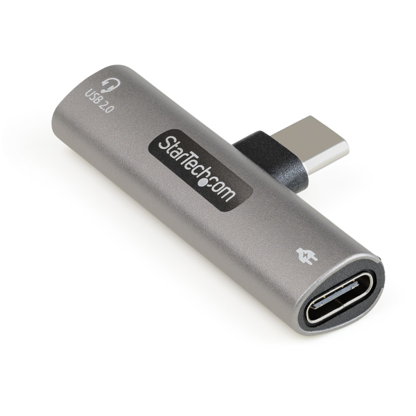 USB C Audio & Charge Adapter, USB-C Audio Adapter with USB-C Audio Headphone/Headset Port and 60W USB Type-C Power Delivery Pass-through - CDP2CAPDM
