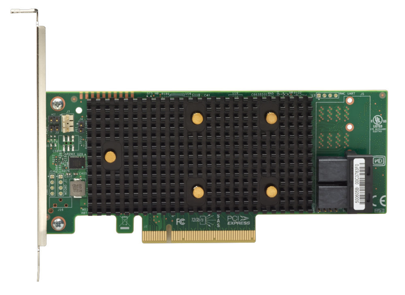 Lenovo 7Y37A01088 - PCIe - SAS,SATA - Low-profile - PCIe 3.0 - Black,Green - 12 Gbit/s - 7Y37A01088