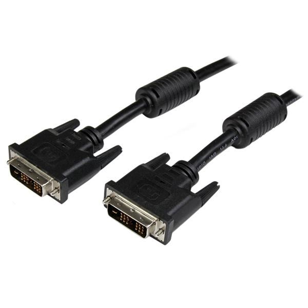 StarTech 3m DVI-D Single Link Cable - M/M - DVI monitor cable - 1920x1200 - DVI connection cable/connection cable - black - DVI cable - 3 m - DVIDSMM3M