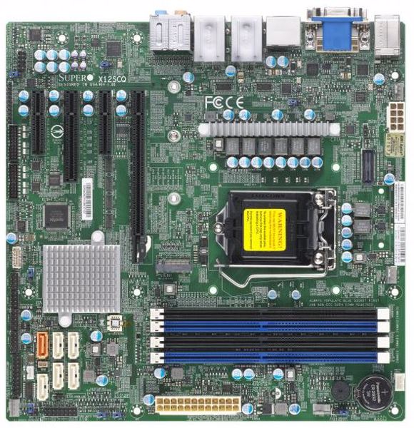 SuperMicro X12SCQ Carte mère, micro ATX, LGA1200-Socket - Q470E