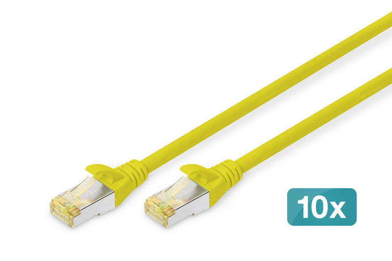 Câble DIGITUS CAT6A S-FTP 2 m, paquet de 10