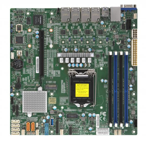 SuperMicro MBD-X11SCL-LN4F - Micro ATX Motherboard