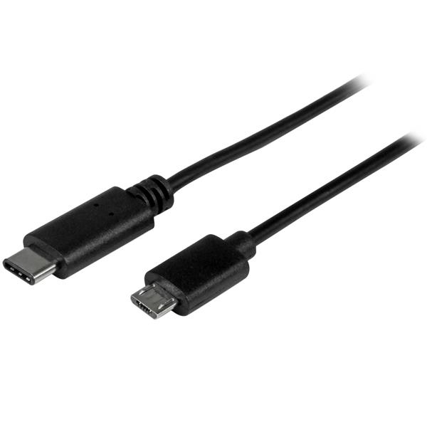 StarTech 2m USB-C Micro-B cable - USB 2.0 - USB-C to Micro USB charging cable - USB 2.0 Type C to Micro B cable - Thunderbolt 3 compatible - USB Type-C cable - 2 m - USB2CUB2M