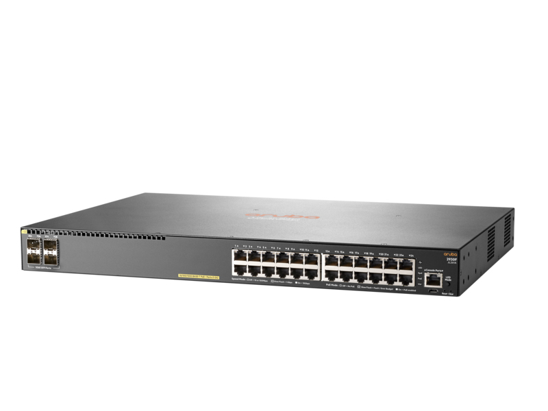 Commutateur HPE Aruba 2930F 24G PoE+ 4SFP L3 géré