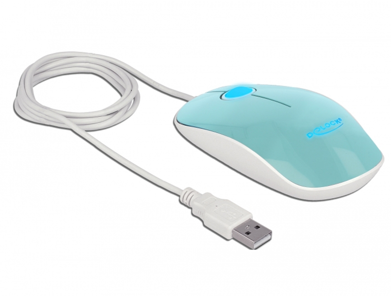 Delock 12538 Mouse USB Type-A Optical 1200 DPI - 12538