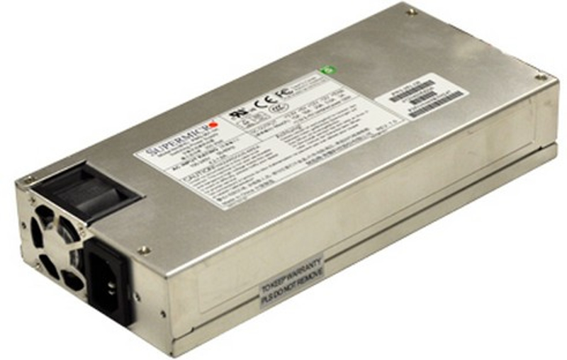 Supermicro PWS-601-1H - 600 W - 100 - 240 V - 50 - 60 Hz - 7,5 A - +12 V, +3,3 V, +5 V, +5 V sb - 15 A