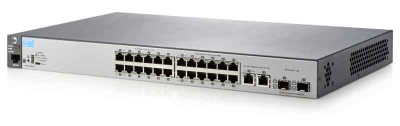 Commutateur Fast Ethernet 1U HPE 2530-24 géré L2