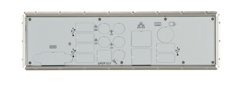 Supermicro MCP-260-00045-1N - Rack - I/O shield - Metal - Metallic - X10DAC - X10DAi - X10DAX - 1 pc(s)