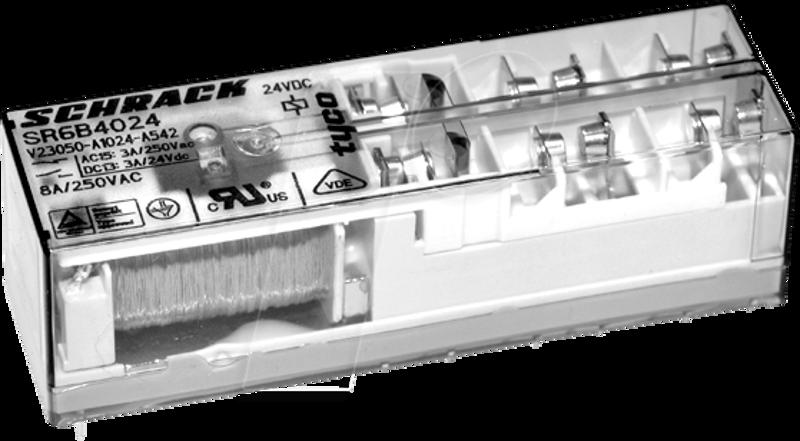 V23050A1024A542 - Power relay SCHRACK SR6, 24 V DC, 8 A