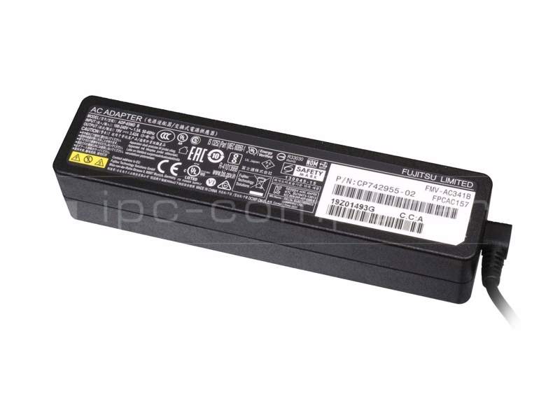 Fujitsu CP742956-XX Strömadapter 65 Watt Lång design