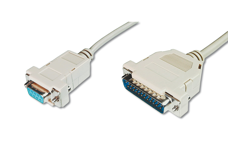 DIGITUS Printer Cable DSub25-DSub9 3m
