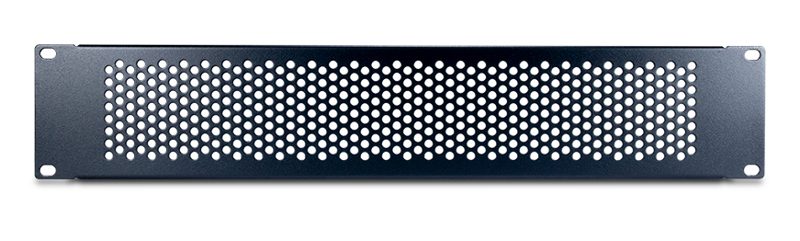 Panneau perforé Inter-Tech IPC 19" 2U 89 x 482 x 11 mm RAL 9005