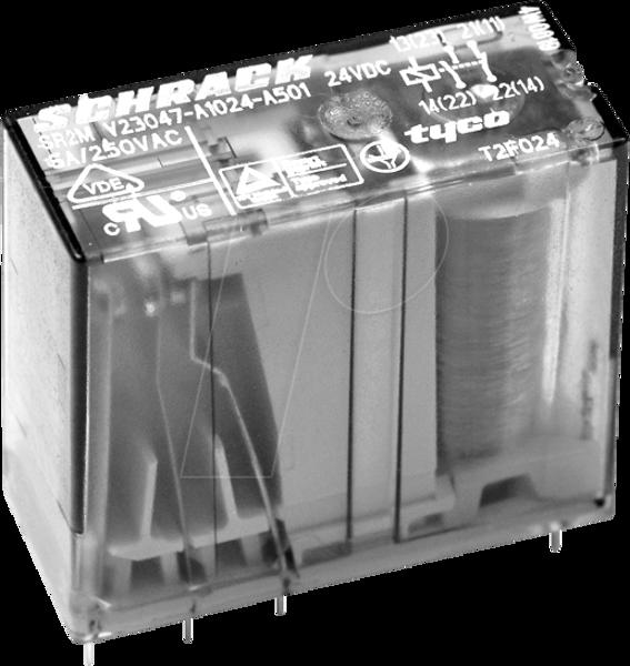 V23047-1201 - Power relay SCHRACK SR2M, 12 V DC, 6 A