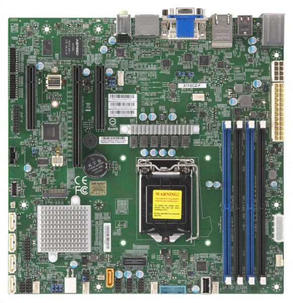 Supermicro X11SCZ-F - Carte mère - Intel Socket 1151 (Core i)