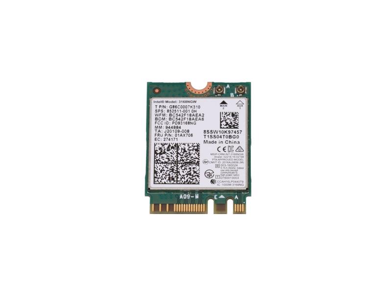 Carte WLAN/Bluetooth Intel G86C0007K310