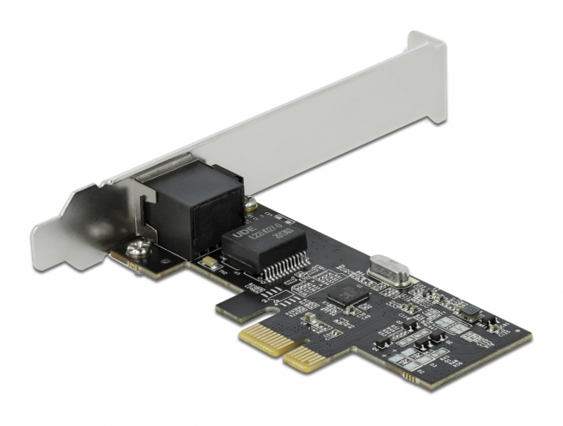 Delock PCIe x1 card for 1 x 2.5 Gigabit LAN - network adapter - 89564