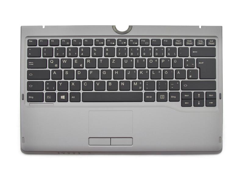 Fujitsu CP602314-A1 German Keyboard Topcase Gray