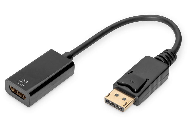 Adaptateur DIGITUS DisplayPort vers HDMI 2.0 0,2 m