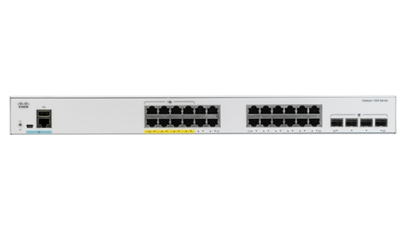 Cisco 1000-24T-4G-L - Switch Managed - 24 x Gig + 4 Gig SFP - C1000-24T-4G-L