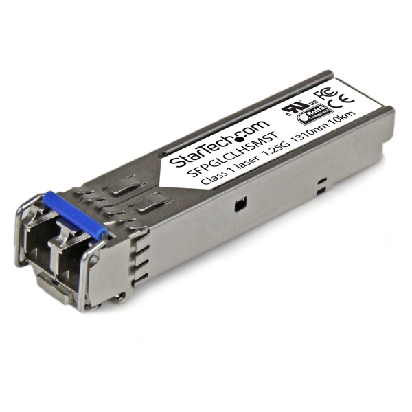 StarTech Cisco GLC-LH-SM Compatible SFP Transceiver Module - 1000BASE-LX/LH - Fiber optic - 1250 Mbit/s - SFP - LC - LH,LX - 10000 m - SFPGLCLHSMST
