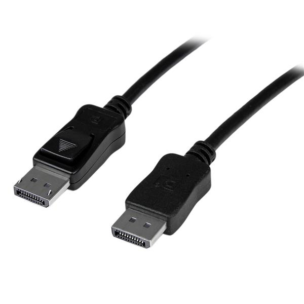 StarTech Active DisplayPort Cable - Video/Audio Cable - DisplayPort (M) - DisplayPort (M) - 10.0m - Locked, Active Cable (Signal Regeneration) - Black (DISPL10MA) - DISPL10MA