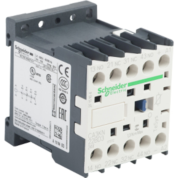 APC CA3KN22BD3 - Contacteur de phase, TeSys CAK, 2 NC, 2 NO, 24 V CC, avec diode
